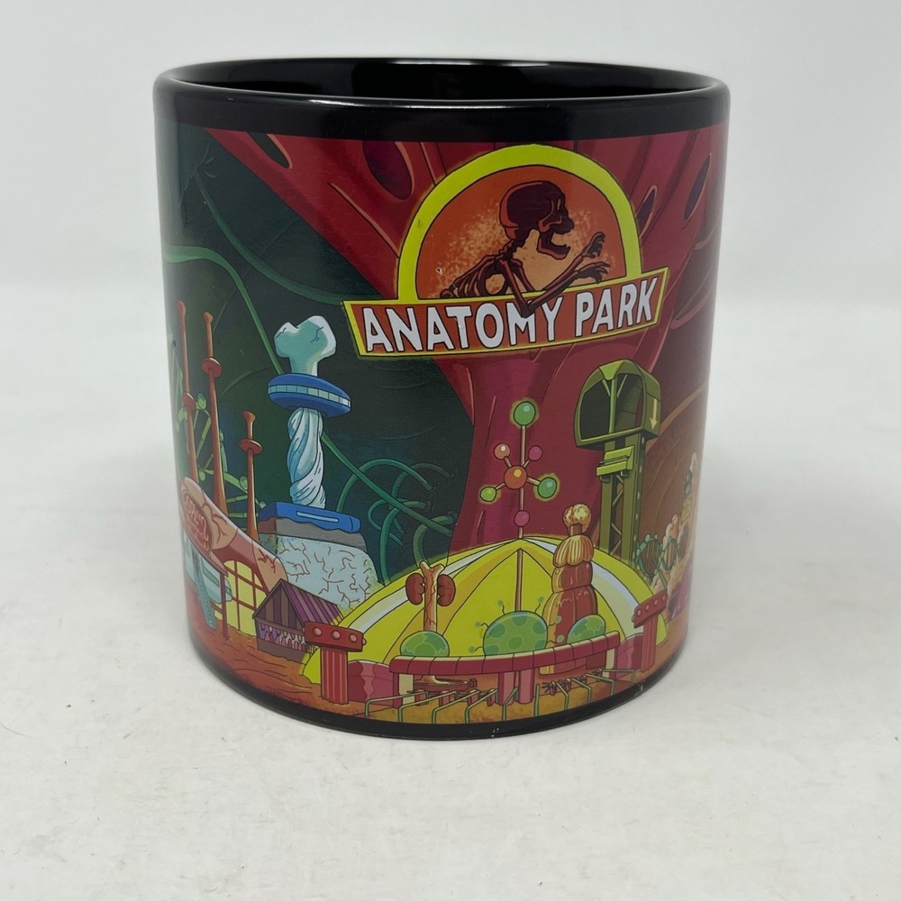 Rick and Morty Coffee Mug Anatomy Park Adult Swim Animated Science Fiction Humor